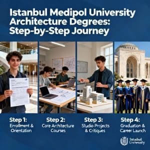 İstanbul Medipol University architecture degrees step by step