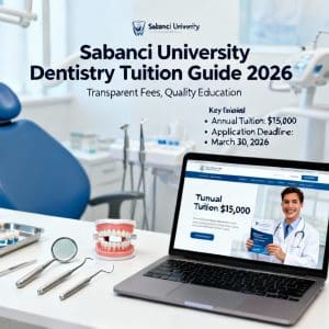 Sabancı University dentistry tuition 2026 guide