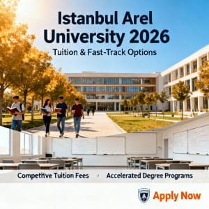 Istanbul Arel University tuition fees 2026 fast-track options