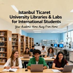 Istanbul Ticaret University libraries and labs for foreigners