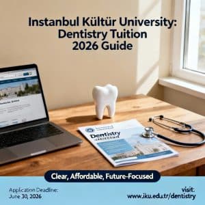 Istanbul Kültür University dentistry tuition 2026 guide