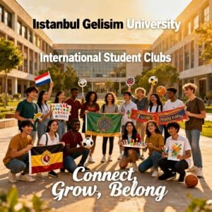 Istanbul Gelişim University student clubs and societies for foreigners