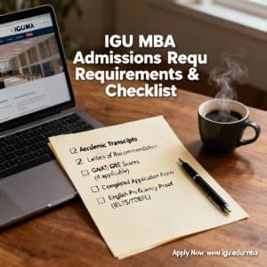 Istanbul Gelişim University MBA in English requirements explained