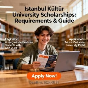 Istanbul Kültür University scholarships for international students requirements explained
