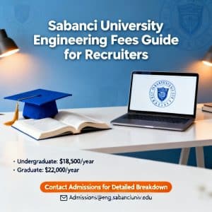 Sabancı University engineering programs fees breakdown