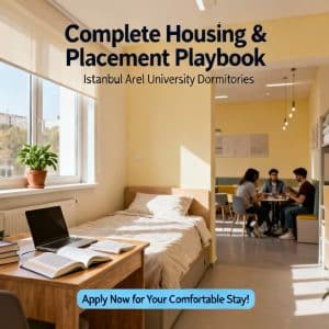 Istanbul Arel University dormitories guide step by step