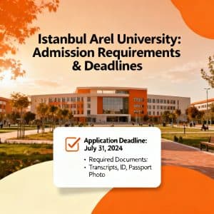 Istanbul Arel University admission requirements updated deadlines