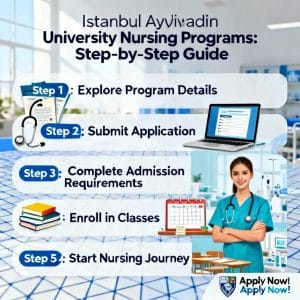 Istanbul Aydın University nursing programs step by step
