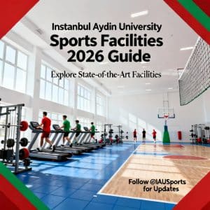 Istanbul Aydın University sports facilities 2026 guide