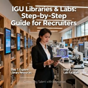 Istanbul Gelişim University libraries and labs step by step