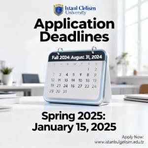 Istanbul Gelişim University application deadlines in English