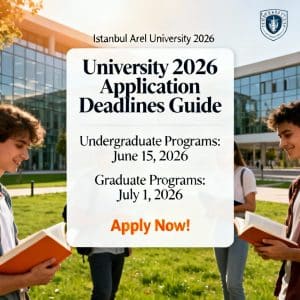 Istanbul Arel University application deadlines 2026 guide