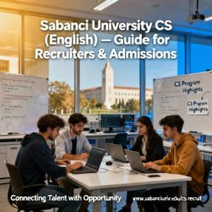 Sabancı University computer science in English in English