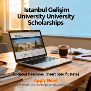Istanbul Gelişim University scholarships for international students updated deadlines