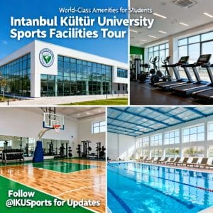 Istanbul Kültür University sports facilities step by step