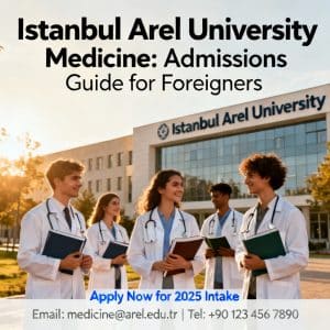 Istanbul Arel University medical faculty admission for foreigners