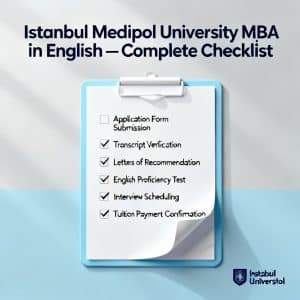 İstanbul Medipol University MBA in English complete checklist