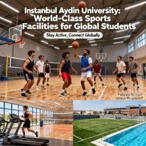 Istanbul Aydın University sports facilities for foreigners
