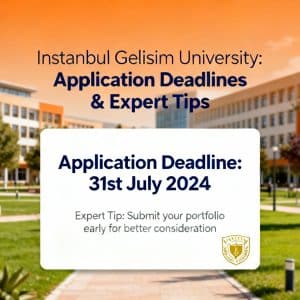 Istanbul Gelişim University application deadlines expert tips