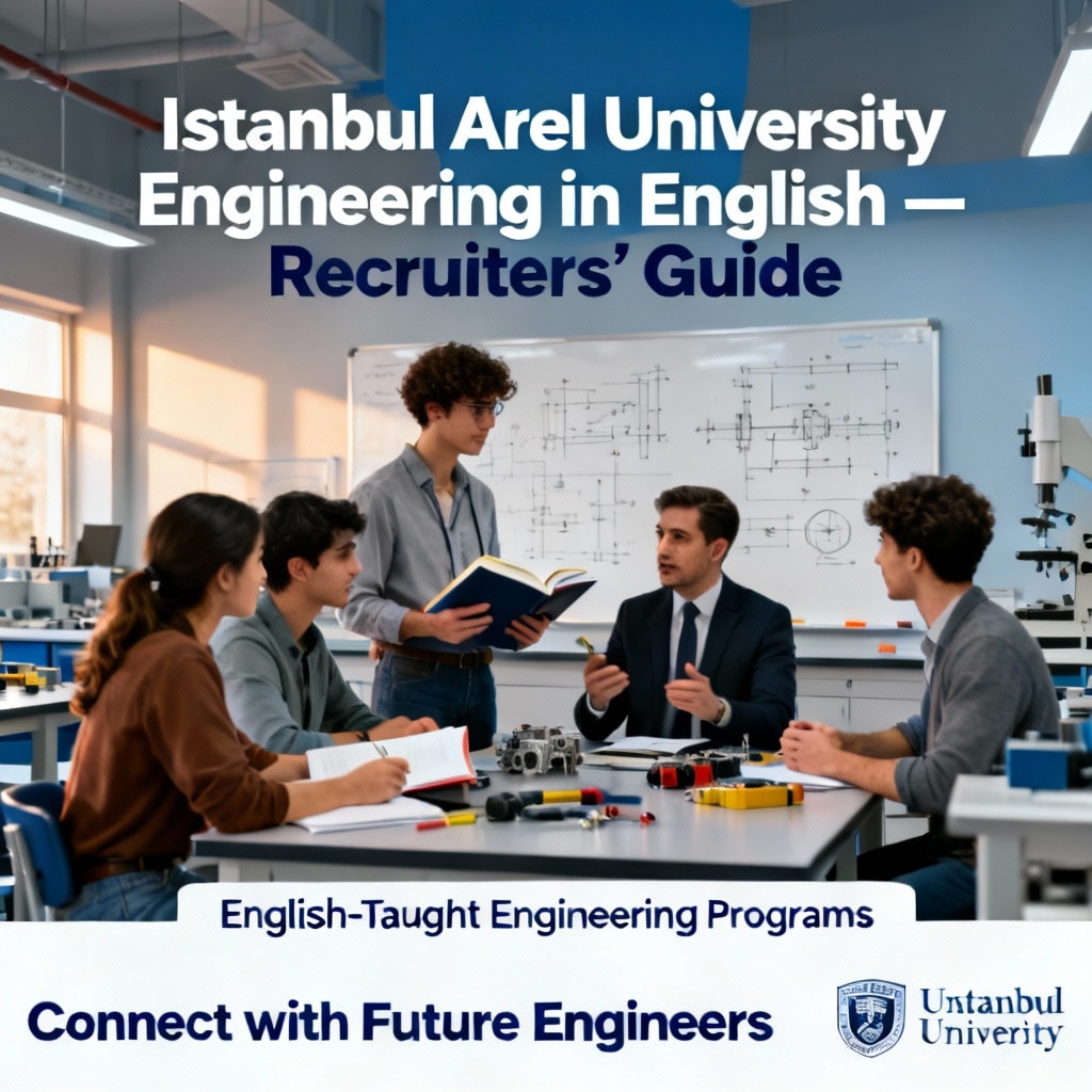 Université Arel d'Istanbul Ingénierie en anglais — Guide des recruteurs