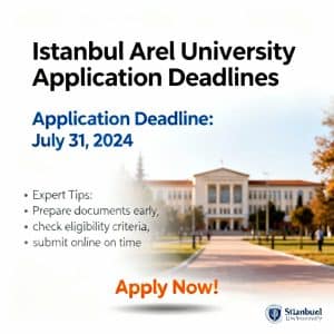 Istanbul Arel University application deadlines expert tips