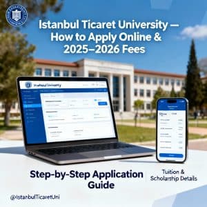 Istanbul Ticaret University how to apply online fees breakdown