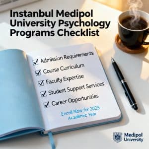 İstanbul Medipol University psychology programs complete checklist