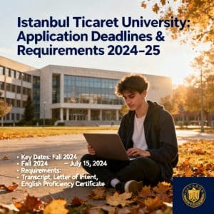 Istanbul Ticaret University application deadlines requirements explained