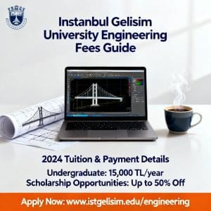 Istanbul Gelişim University engineering programs fees breakdown