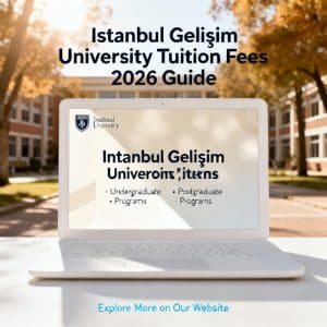Istanbul Gelişim University tuition fees 2026 2026 guide