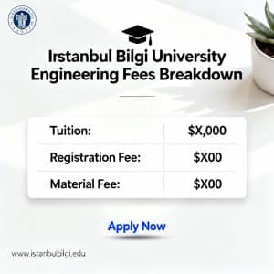 Istanbul Bilgi University engineering programs fees breakdown