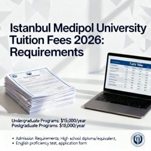 İstanbul Medipol University tuition fees 2026 requirements explained