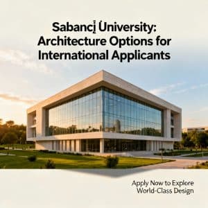 Sabancı University architecture degrees for foreigners