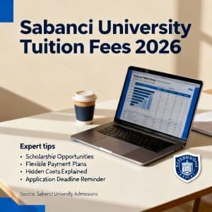 Sabancı University tuition fees 2026 expert tips