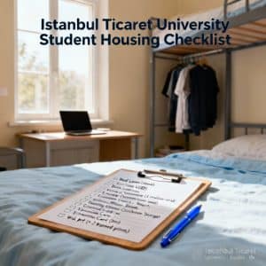 Istanbul Ticaret University student housing complete checklist