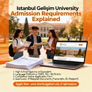 Istanbul Gelişim University admission requirements requirements explained
