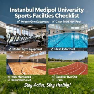 İstanbul Medipol University sports facilities complete checklist