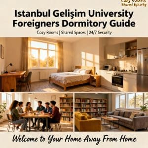 Istanbul Gelişim University dormitories guide for foreigners