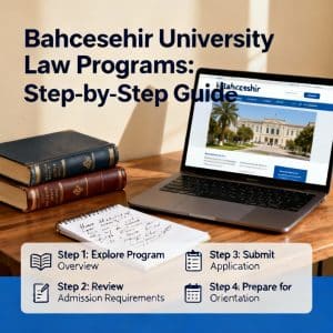 Bahçeşehir University law programs step by step