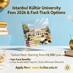 Istanbul Kültür University tuition fees 2026 fast-track options