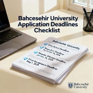 Bahçeşehir University application deadlines complete checklist