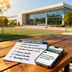 Sabancı University sports facilities complete checklist