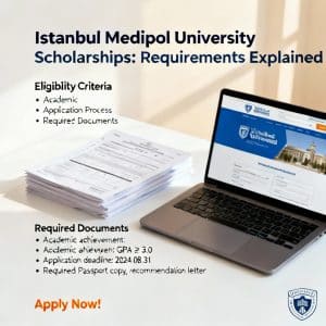 İstanbul Medipol University scholarships for international students requirements explained