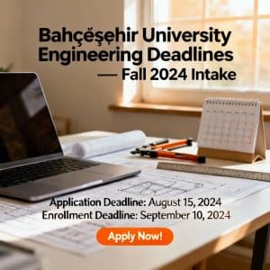 Bahçeşehir University engineering programs updated deadlines