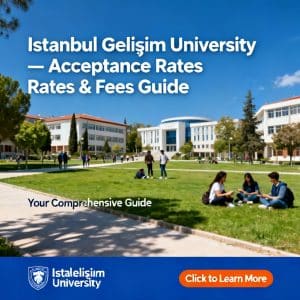 Istanbul Gelişim University acceptance rate fees breakdown