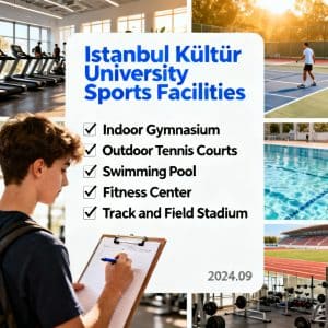 Istanbul Kültür University sports facilities complete checklist