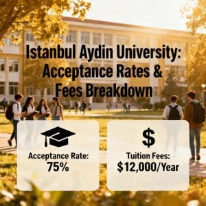 Istanbul Aydın University acceptance rate fees breakdown