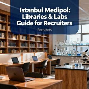 İstanbul Medipol University libraries and labs step by step