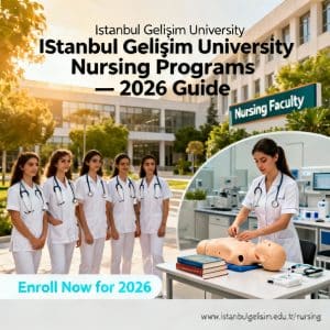 Istanbul Gelişim University nursing programs 2026 guide