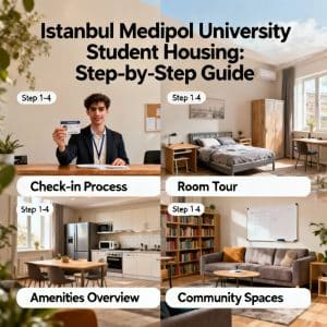 İstanbul Medipol University student housing step by step